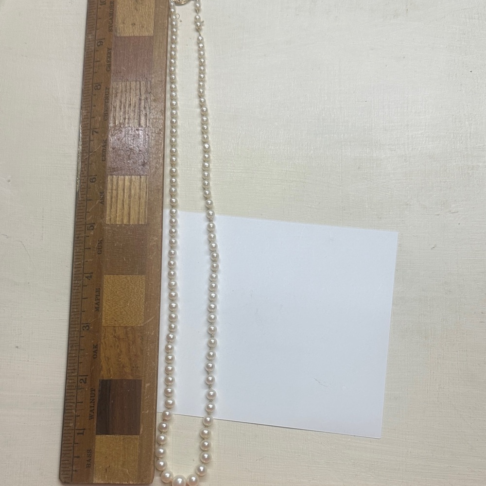 Elegant White Pearl Strand Necklace for Women